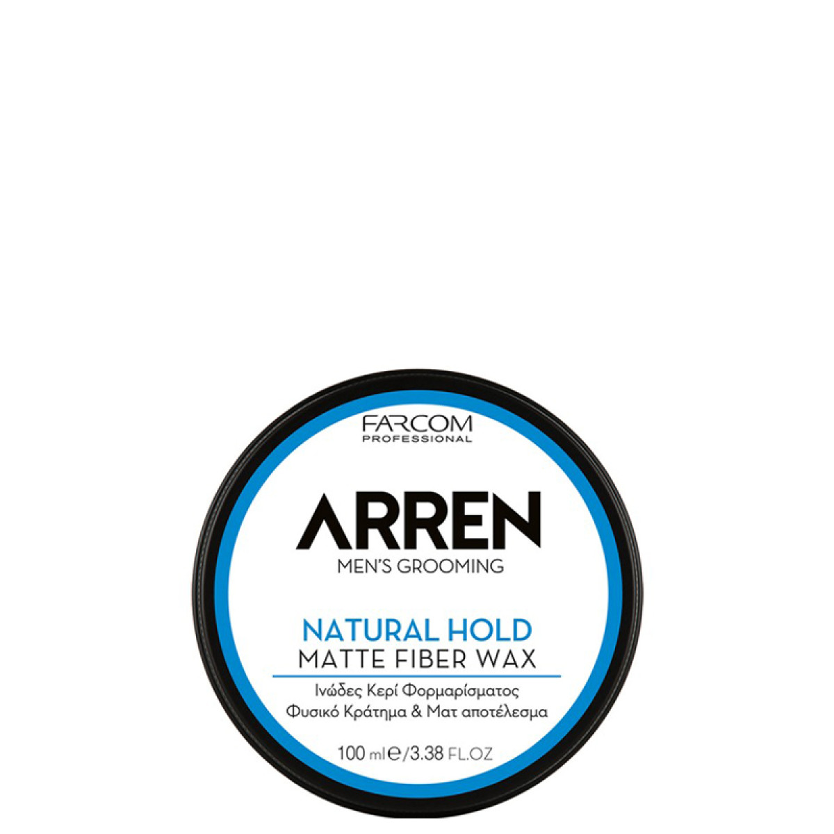Матираща вакса гума със силна фиксация Farcom Arren Natural Hold Matte Fiber Wax 100ml