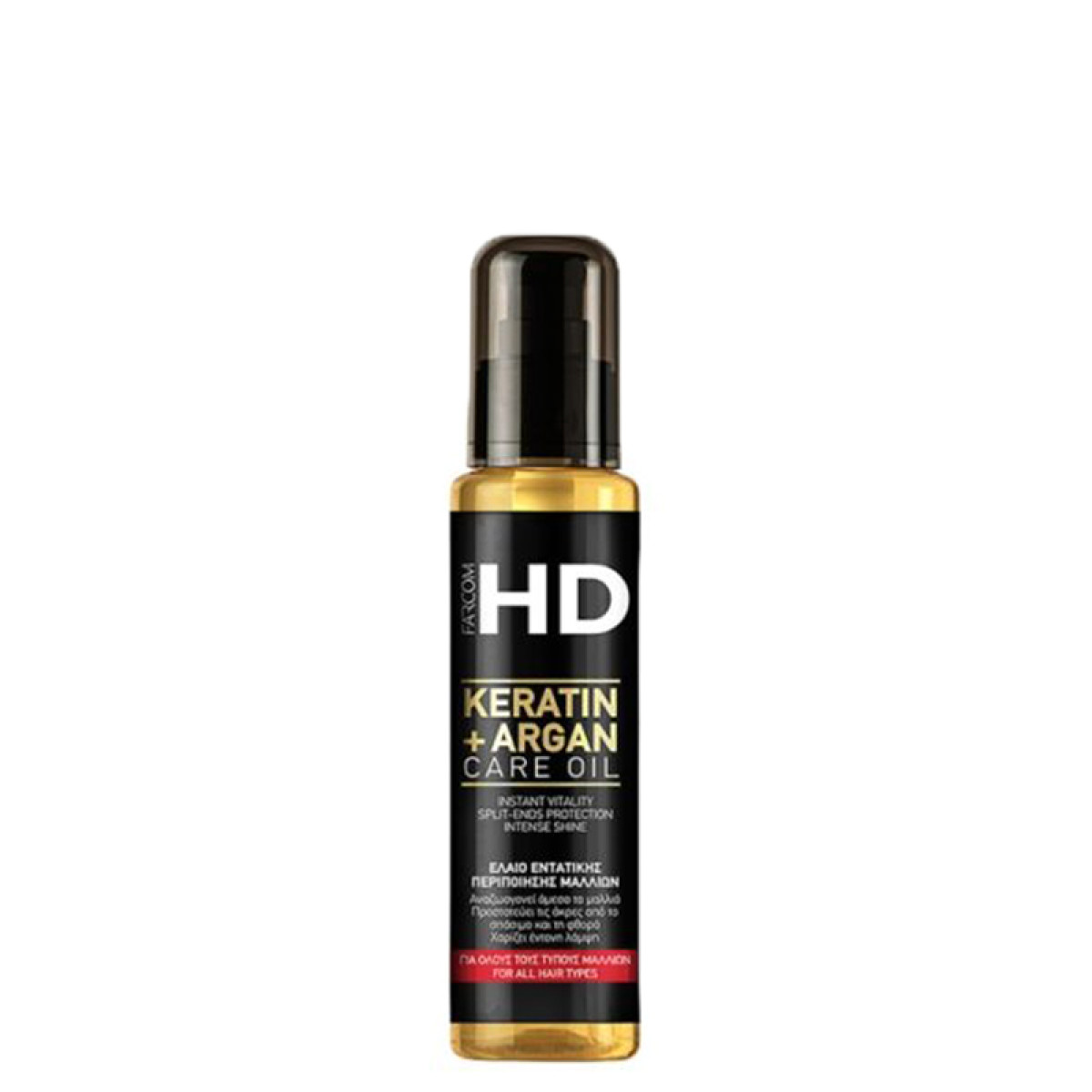 Възстановяващо олио с кератин и арган Farcom HD Care Oil 100ml