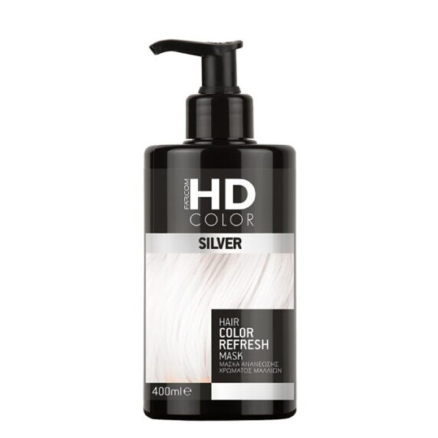 Оцветяваща маска за коса Farcom HD Color Silver Mask 400ml Оцветяваща маска за коса Farcom HD Color Silver Mask 400ml