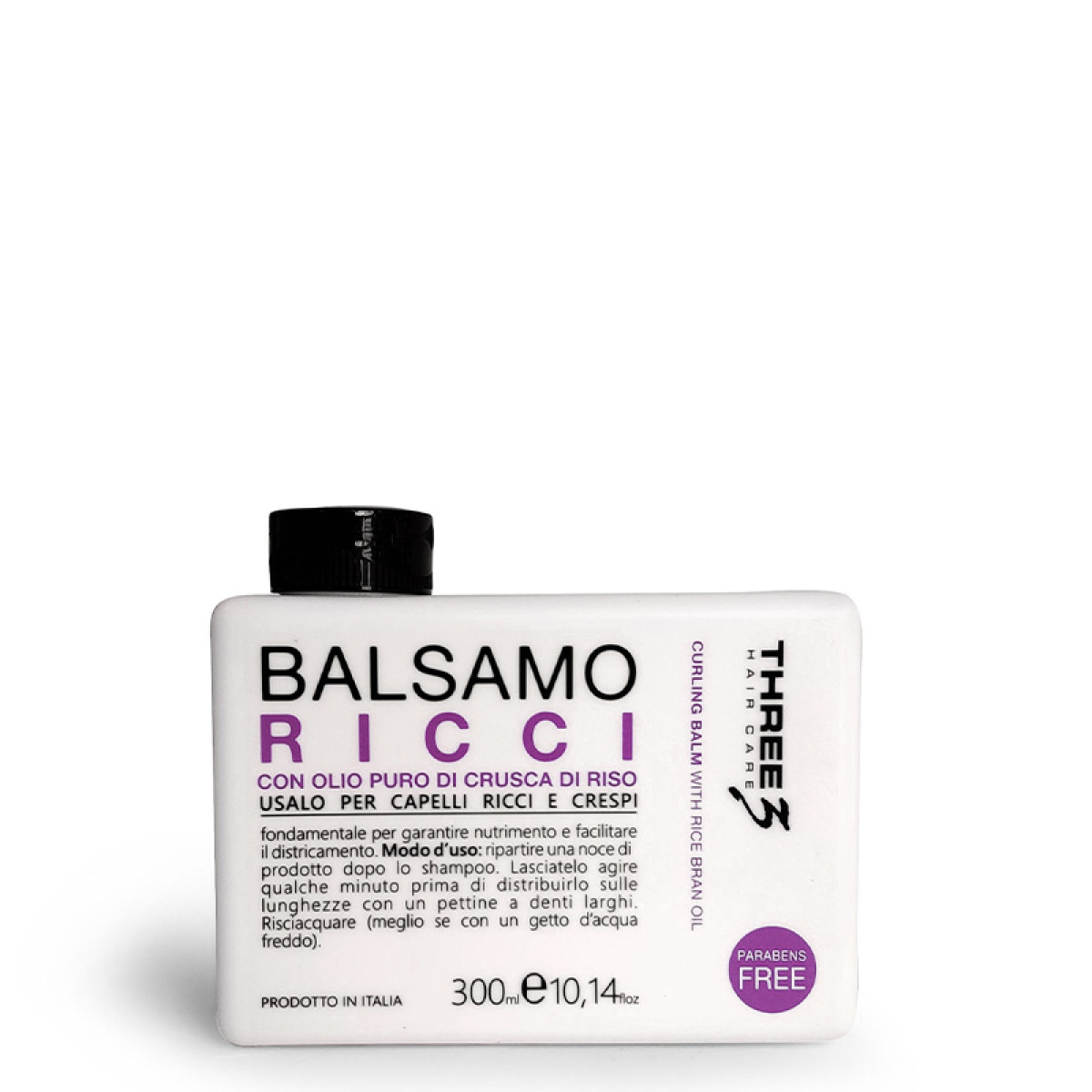 Балсам за къдрава коса с масло от оризови трици Faipa Three3 Curling Balm 300ml