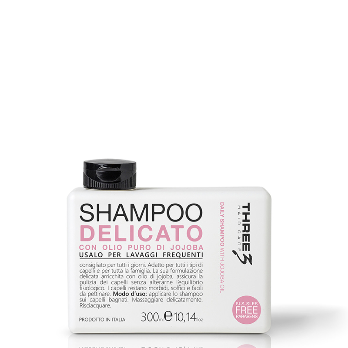 Деликатен шампоан за ежедневна употреба с масло от жожоба Faipa Three3 Daily Shampoo 300ml