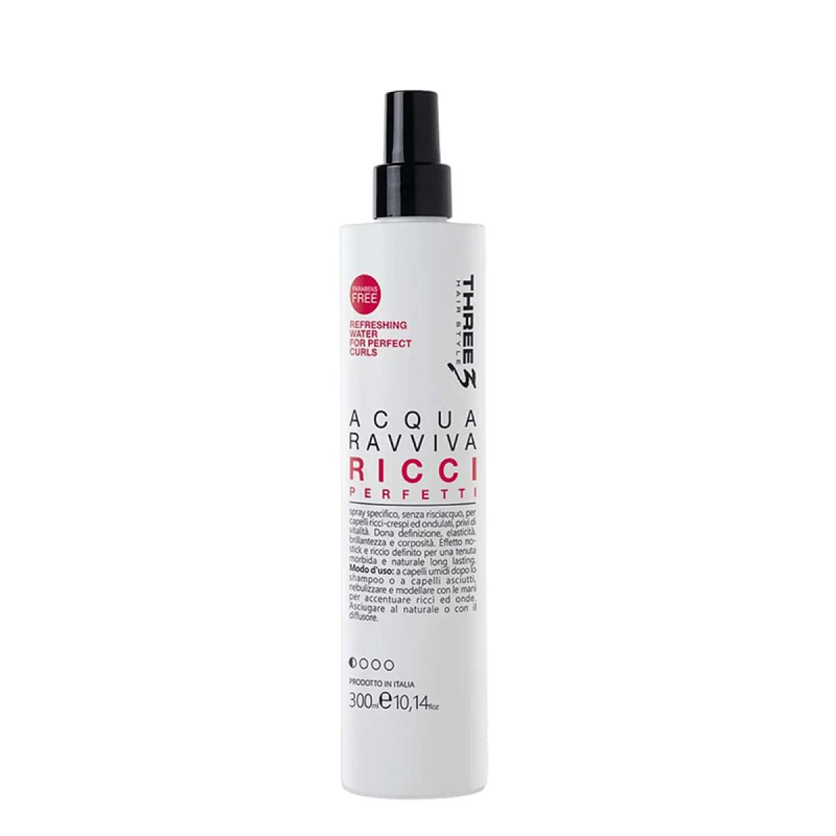 Освежаваща вода за перфектни къдрици Faipa Three3 Refreshing Water For Perfect Curls Spray 300ml