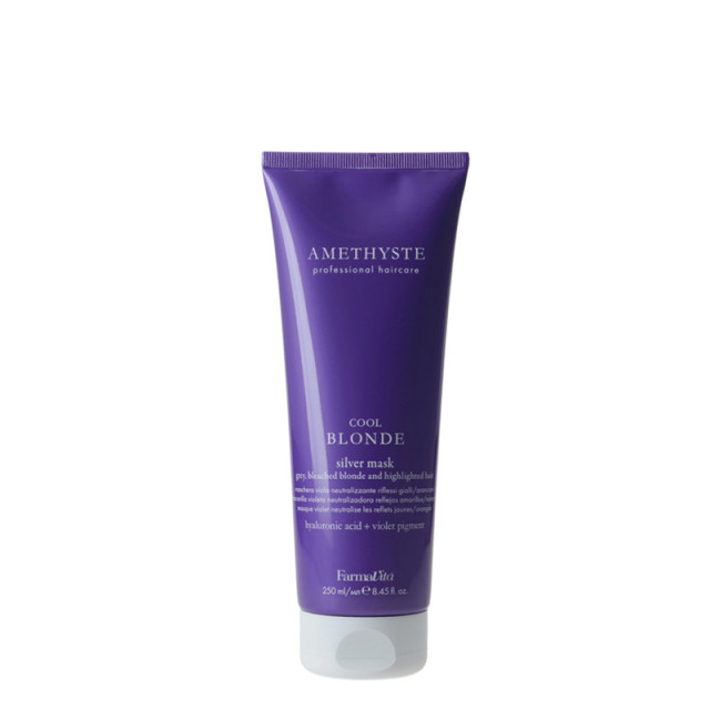 Неутрализираща маска за руса коса Farmavita Amethyste Cool Blonde Silver Mask 250 ml Неутрализираща маска за руса коса Farmavita Amethyste Cool Blonde Silver Mask 250 ml