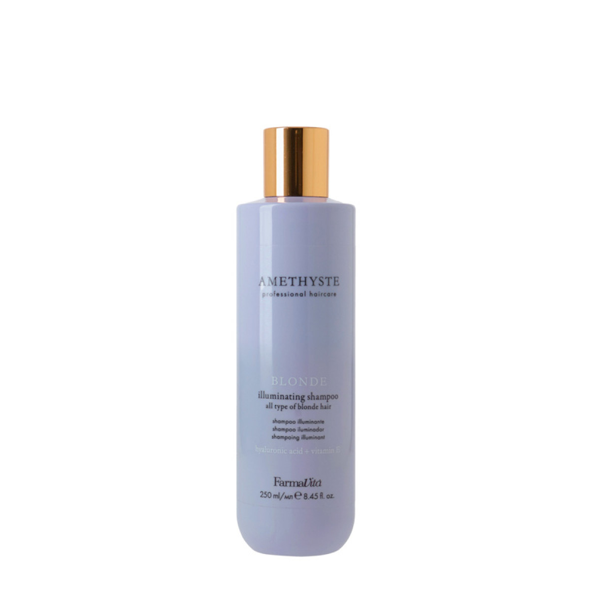 Озаряващ шампоан с хиалуронова киселина за руса коса Farmavita Amethyste Blonde Illuminating Shampoo 250ml