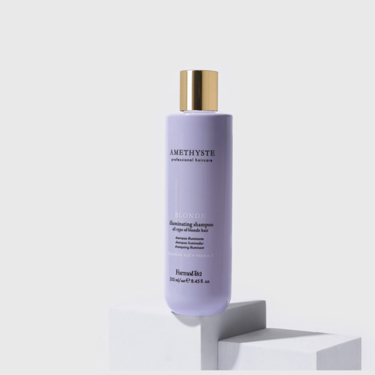 Озаряващ шампоан с хиалуронова киселина за руса коса Farmavita Amethyste Blonde Illuminating Shampoo 250ml