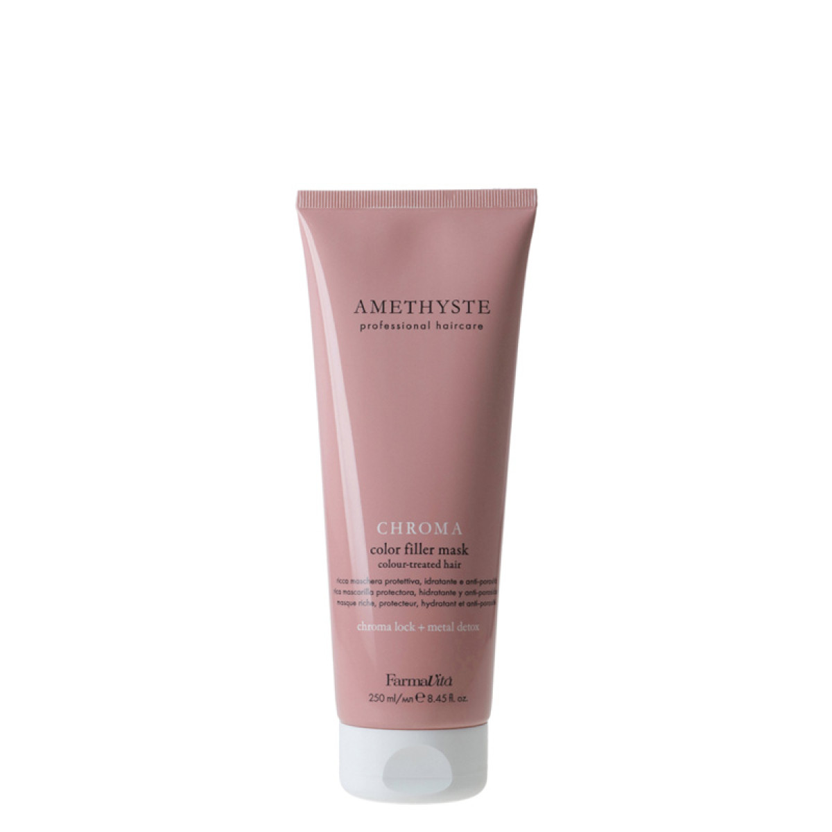 Уплътняваща маска за боядисана коса Farmavita Amethyste Chroma Filler Mask 250ml Уплътняваща маска за боядисана коса Farmavita Amethyste Chroma Filler Mask 250ml