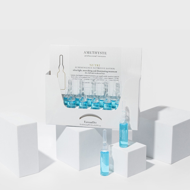 Подхранващи ампули за блясък и мекота Farmavita Amethyste Nutri Luminescence Lotion 12x8ml Подхранващи ампули за блясък и мекота Farmavita Amethyste Nutri Luminescence Lotion 12x8ml