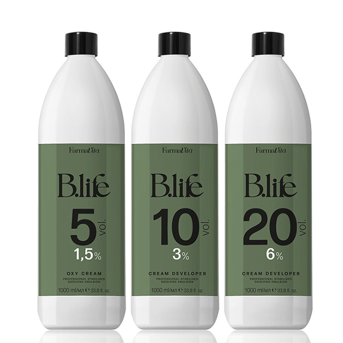 Оксидант Farmavita B.Life Cream Developer 1000ml