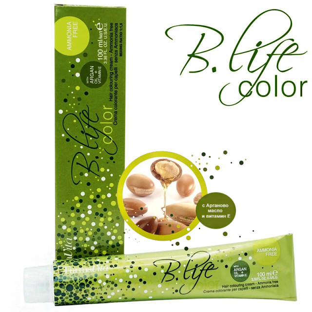 Безамонячна боя за коса с арганово масло Farmavita B.Life 100ml Безамонячна боя за коса с арганово масло Farmavita B.Life 100ml