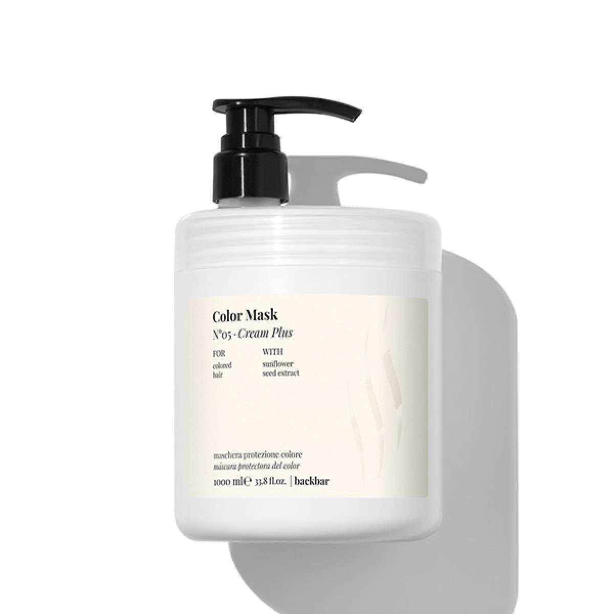 Маска за боядисана коса със слънчогледово семе Farmavita Back Bar Color Mask 1000ml Маска за боядисана коса със слънчогледово семе Farmavita Back Bar Color Mask 1000ml
