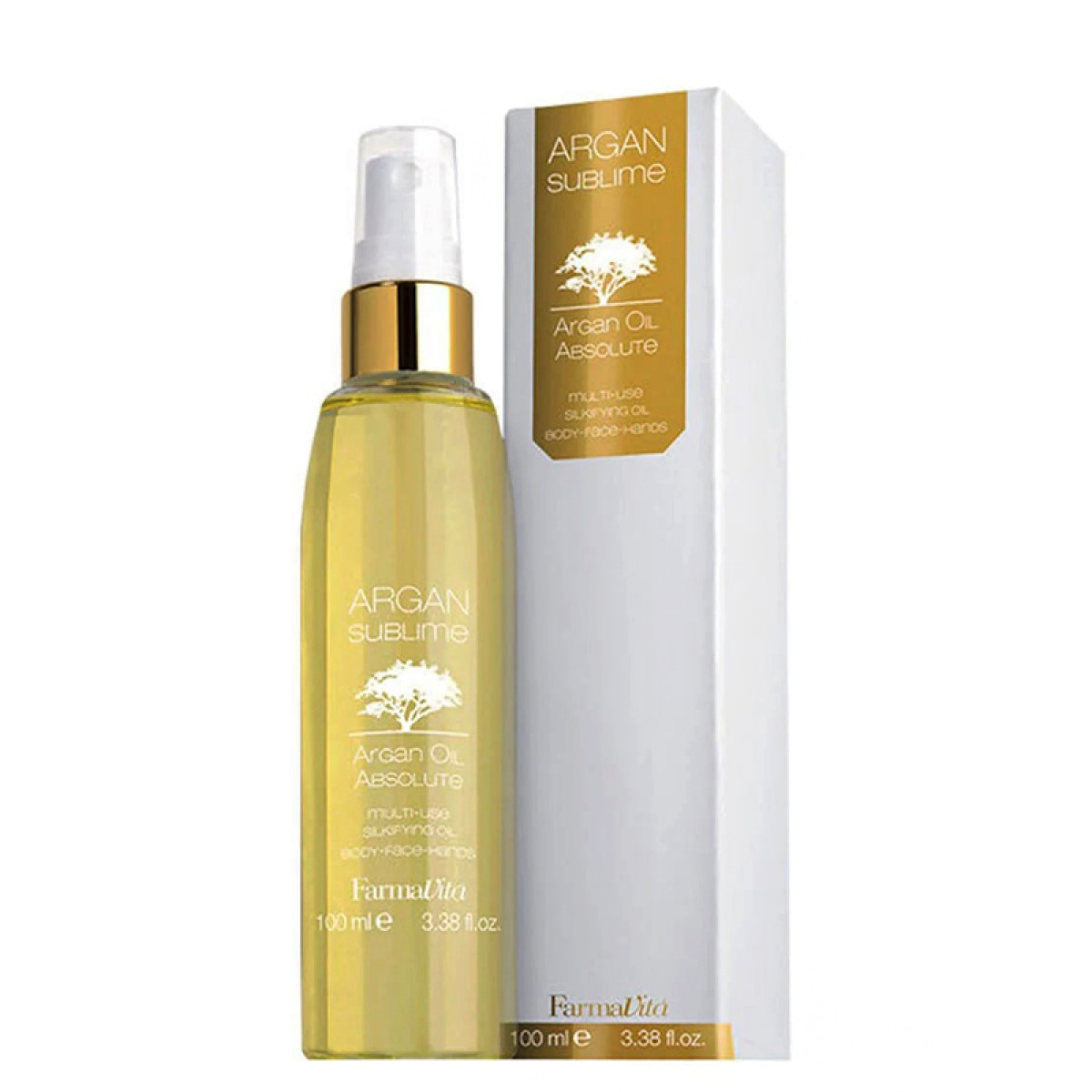 Мултифункционално олио за ръце, лице и тяло FarmaVita Argan Sublime Oil Absolute 100ml