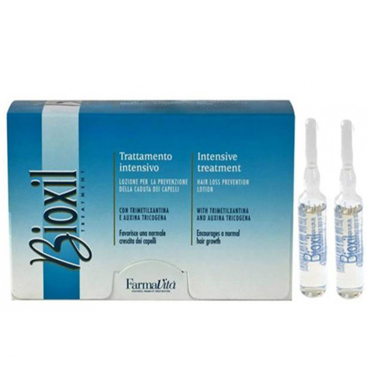 Ампули против косопад с кофеин FarmaVita Bioxil Lotion 12х8ml Ампули против косопад с кофеин FarmaVita Bioxil Lotion 12х8ml