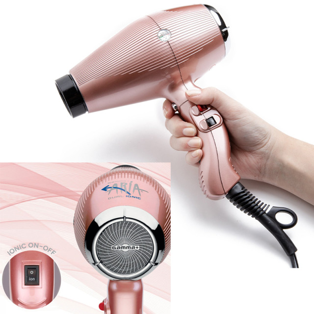 Сешоар Gammapiu Aria Dual Ionic Gold Rose 2200W