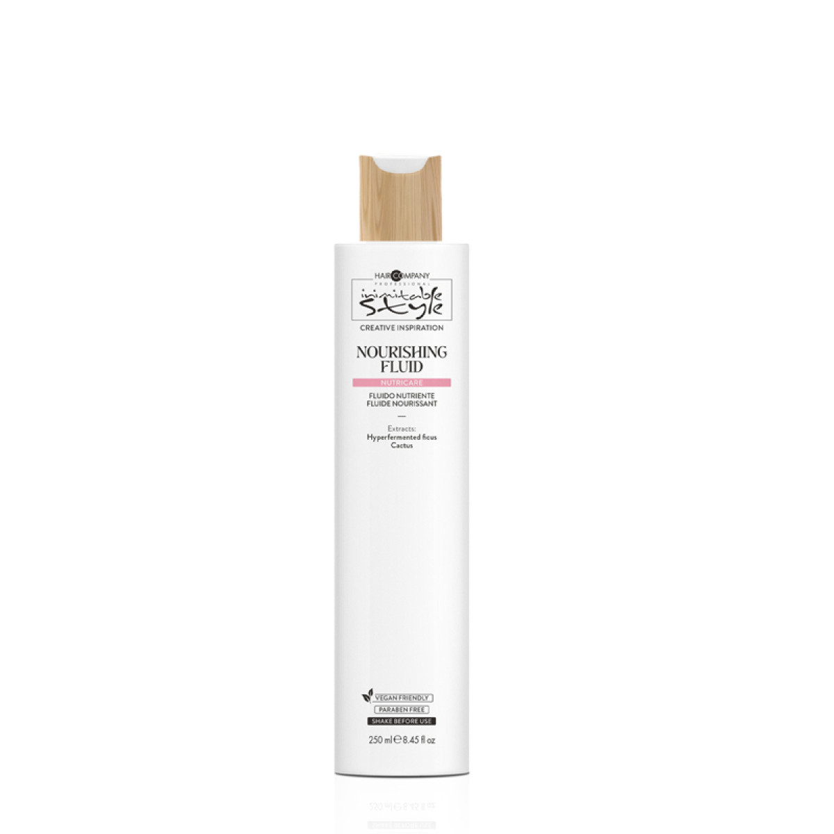 Подхранващ флуид за всеки тип коса Hair Company Inimitable Style Nutricare Nourishing Fluid 250ml