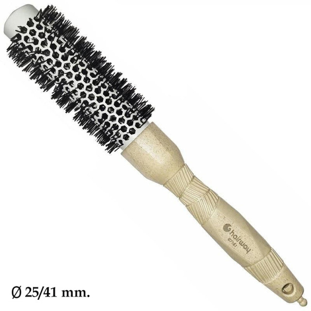 Термо четка за коса в 4 размера Hairway Thermal Brush Organica Beige