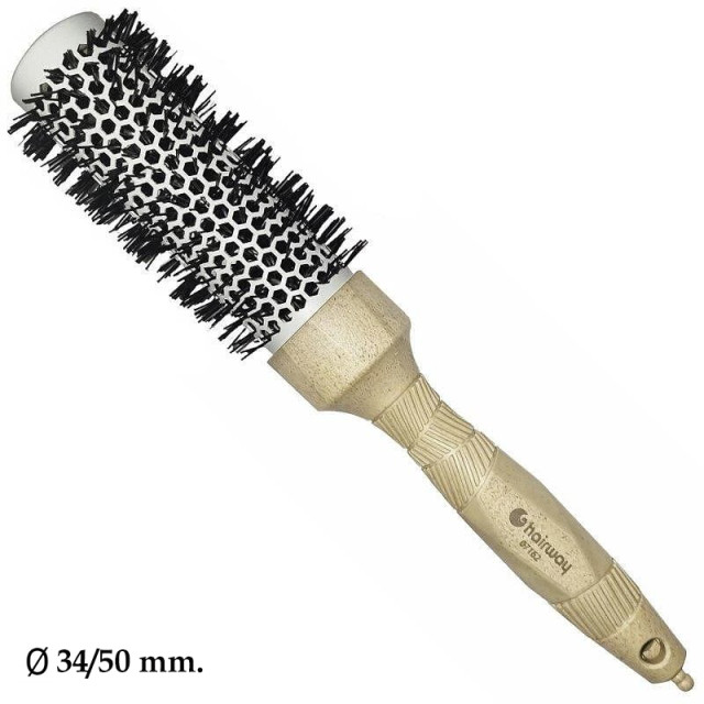 Термо четка за коса в 4 размера Hairway Thermal Brush Organica Beige