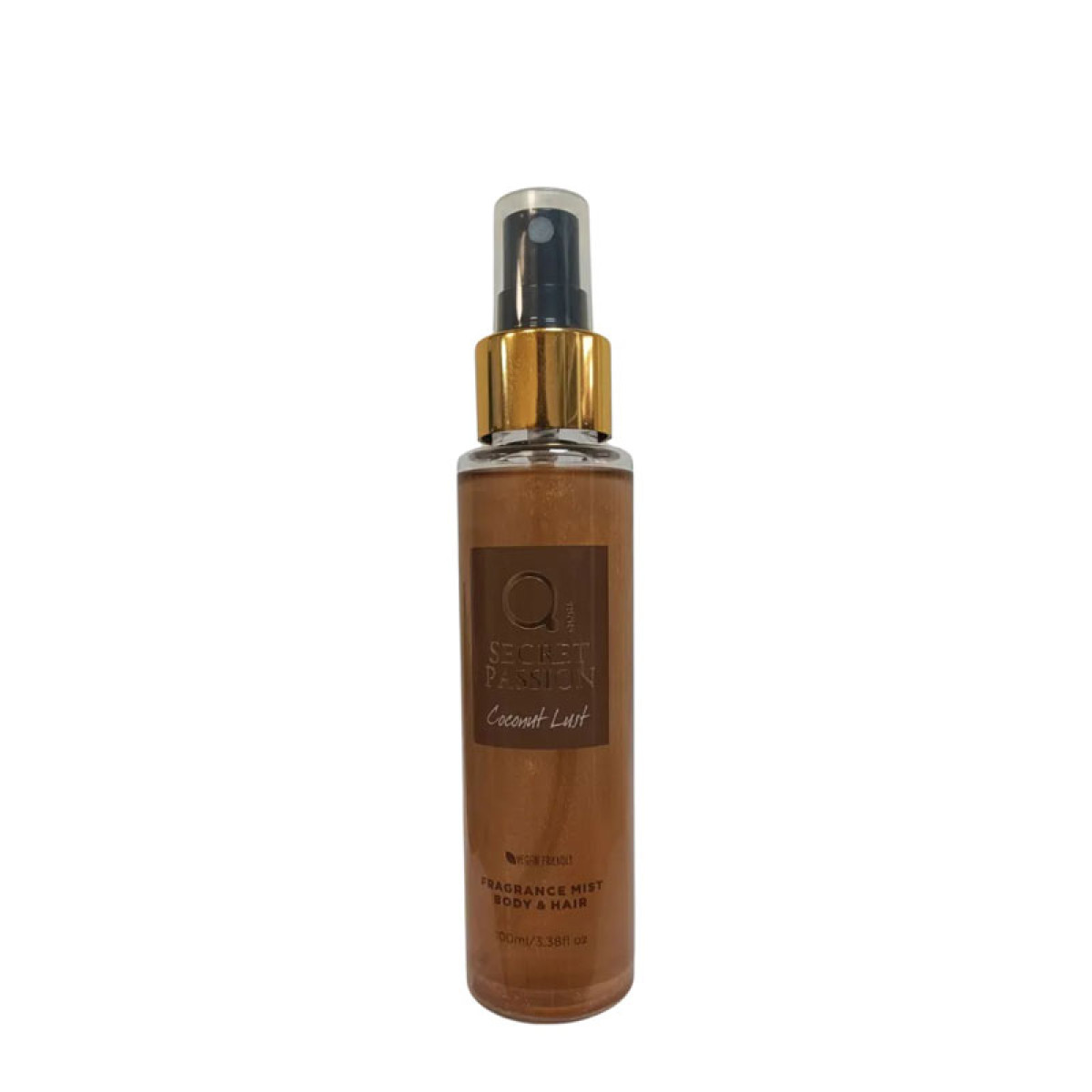 Спрей за блясък с аромат на кокос Infinity Qure Secret Passion Fragrance Mist 100ml Спрей за блясък с аромат на кокос Infinity Qure Secret Passion Fragrance Mist 100ml
