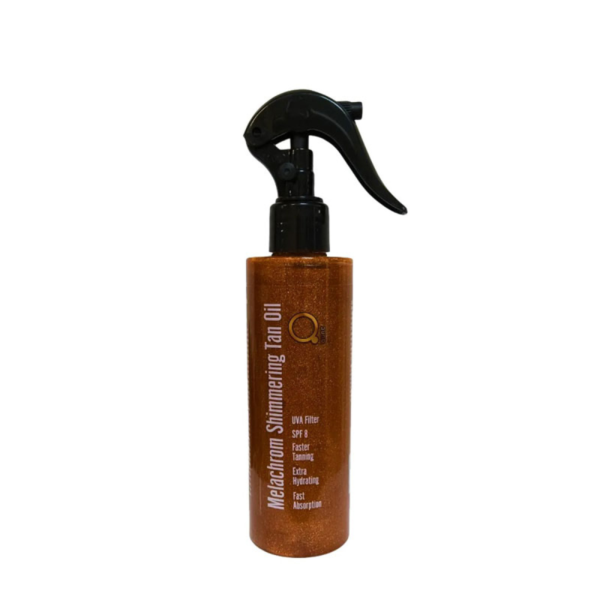 Масло за тен и блясък с SPF8 Infinity Qure Melachrom Shimmering Tan Oil UVA 200ml