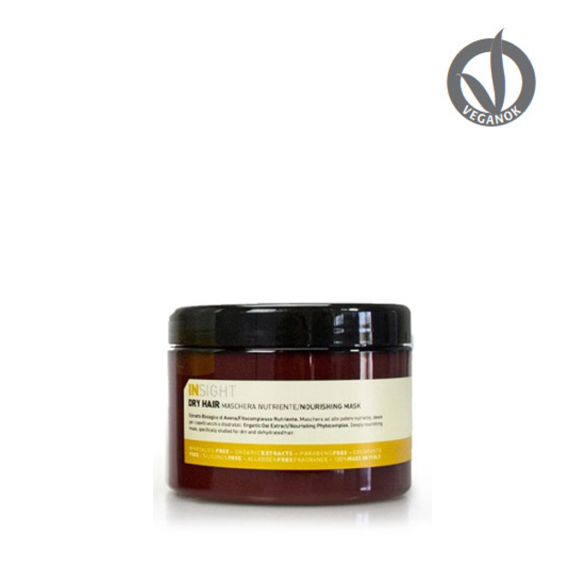 Подхранваща маска за суха коса Insight Dry Hair Nourishing Mask 500ml Подхранваща маска за суха коса Insight Dry Hair Nourishing Mask 500ml