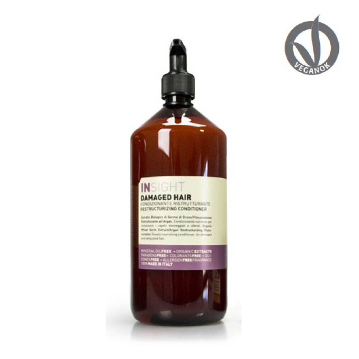 Възстановяващ балсам за увредена коса Insight Damaged Hair Restructurizing Conditioner 900 ml Възстановяващ балсам за увредена коса Insight Damaged Hair Restructurizing Conditioner 900 ml