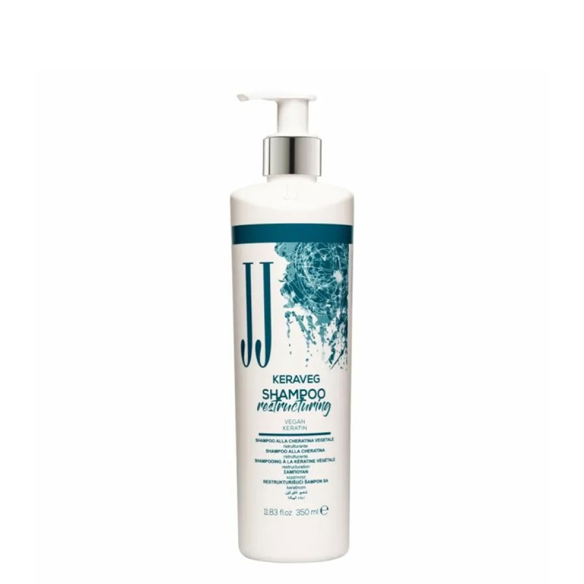 Реструктуриращ шампоан с растителен кератин JJ's Keraveg Shampoo 350ml