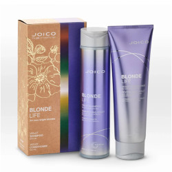 Лимитиран матиращ комплект шампоан и балсам за руса коса JOICO Blonde Life Violet Set