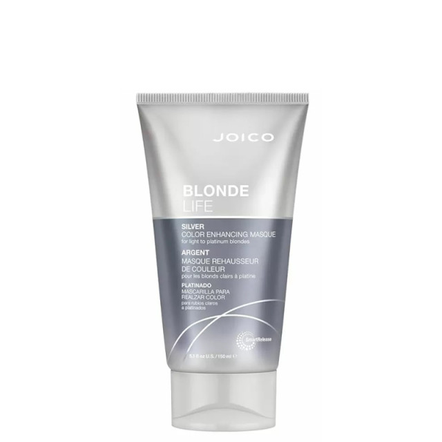 Оцветяваща маска за коса цвят сребро Joico Blonde Life Color Enhancing Silver Mask 150ml