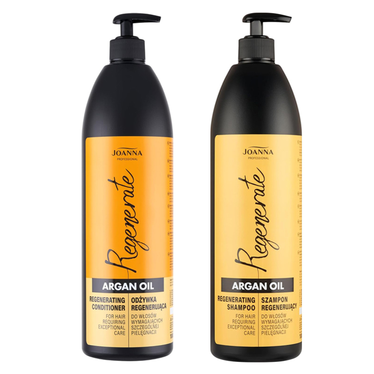Регенериращ комплект шампоан и балсам с арганово масло Joanna Professional Argan Oil Regenerating 2x1000ml