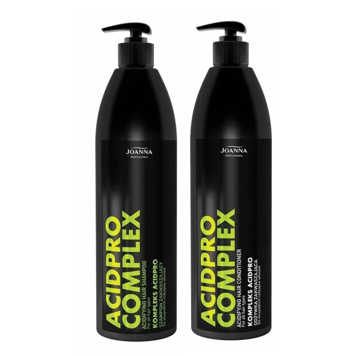 Комплект кисел шампоан и балсам за всеки тип коса Joanna Professional Acidifying 2x1000ml Комплект кисел шампоан и балсам за всеки тип коса Joanna Professional Acidifying 2x1000ml