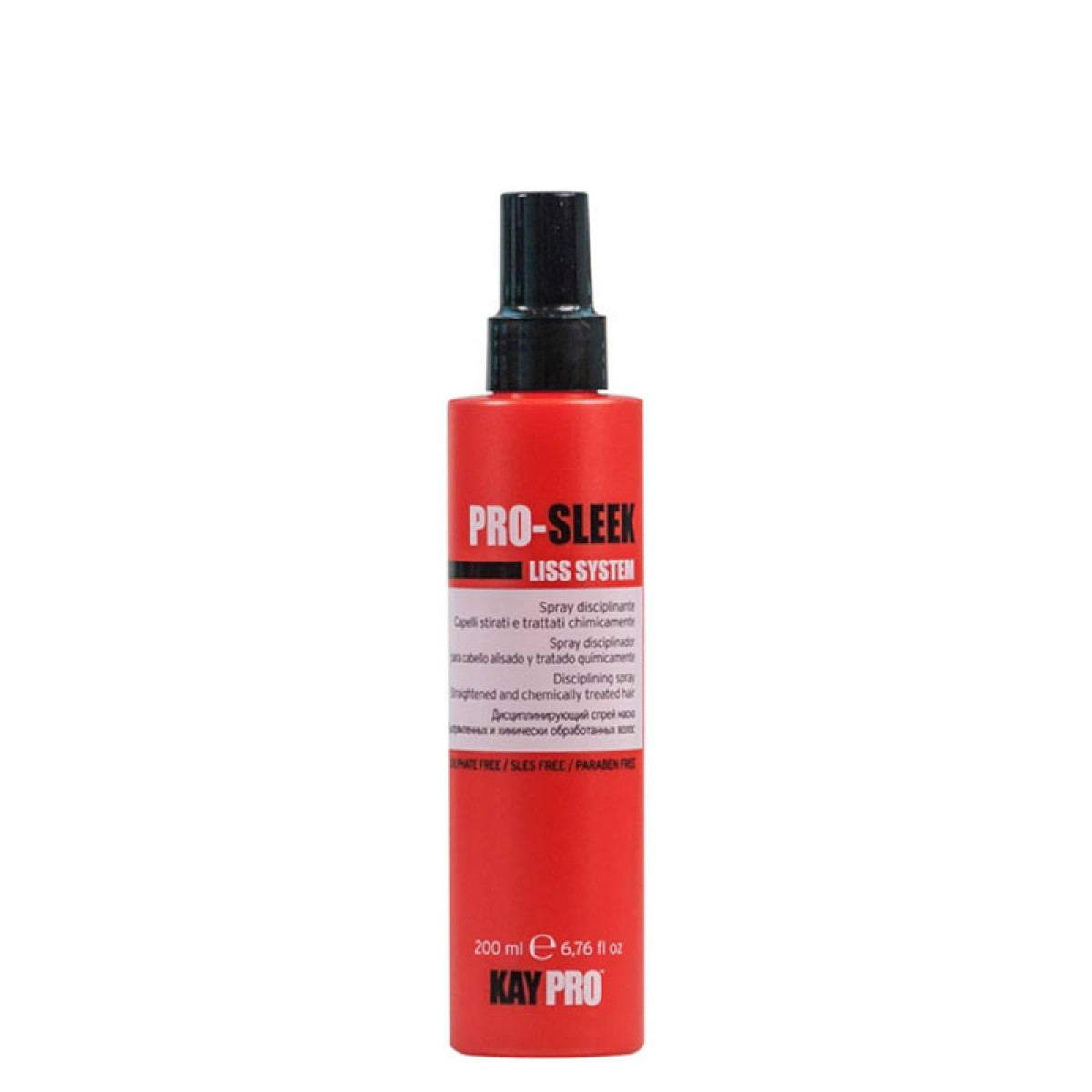 Поддържащ изглаждащ спрей с кератин, какаово и бадемово масло KAYPRO Liss System Pro-Sleek Spray 200ml