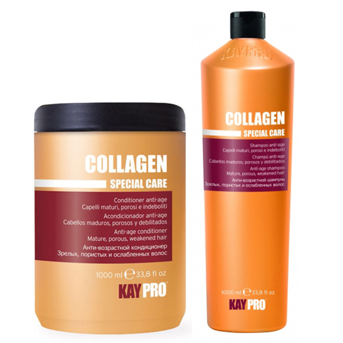 Комплект шампоан и балсам с колаген KAYPRO Collagen 2х1000ml Комплект шампоан и балсам с колаген KAYPRO Collagen 2х1000ml