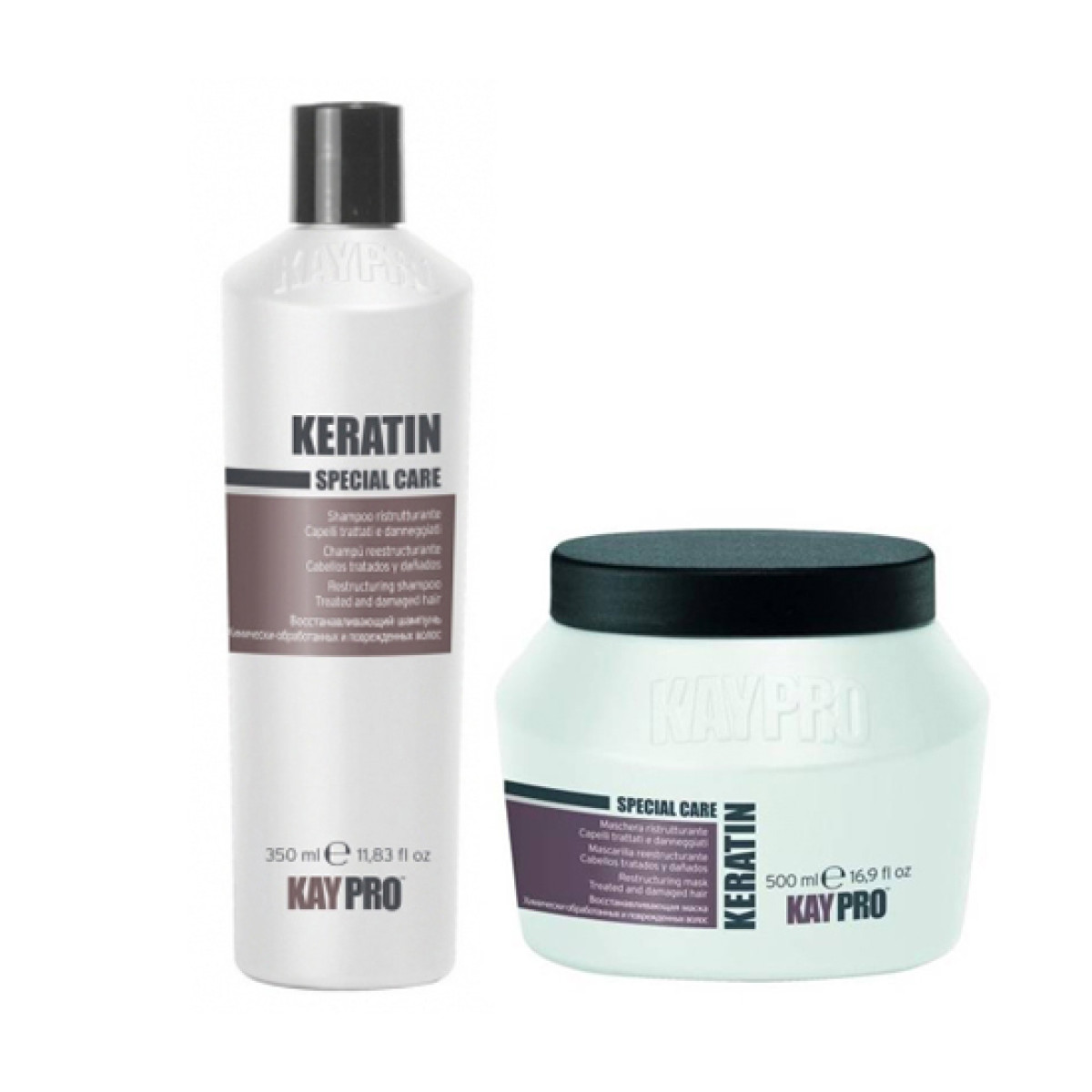 Комплект шампоан и маска с кератин KAYPRO Keratin 350/500ml