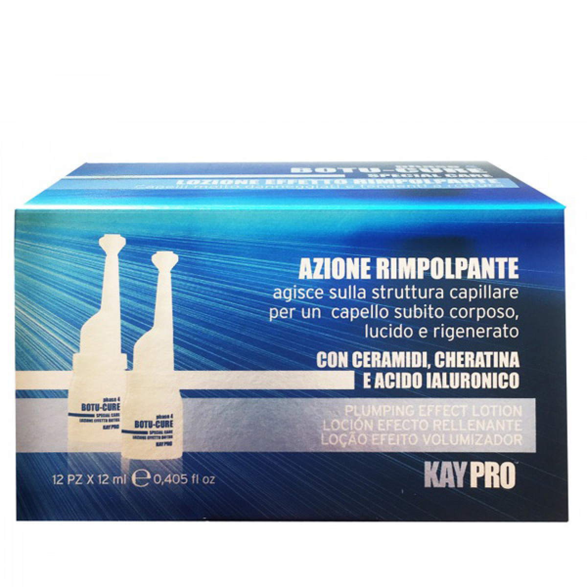 Реконструиращи ботокс ампули за увредена коса KAYPRO Botu-Cure Lotion Reconstruction 12 бр. x 12ml 