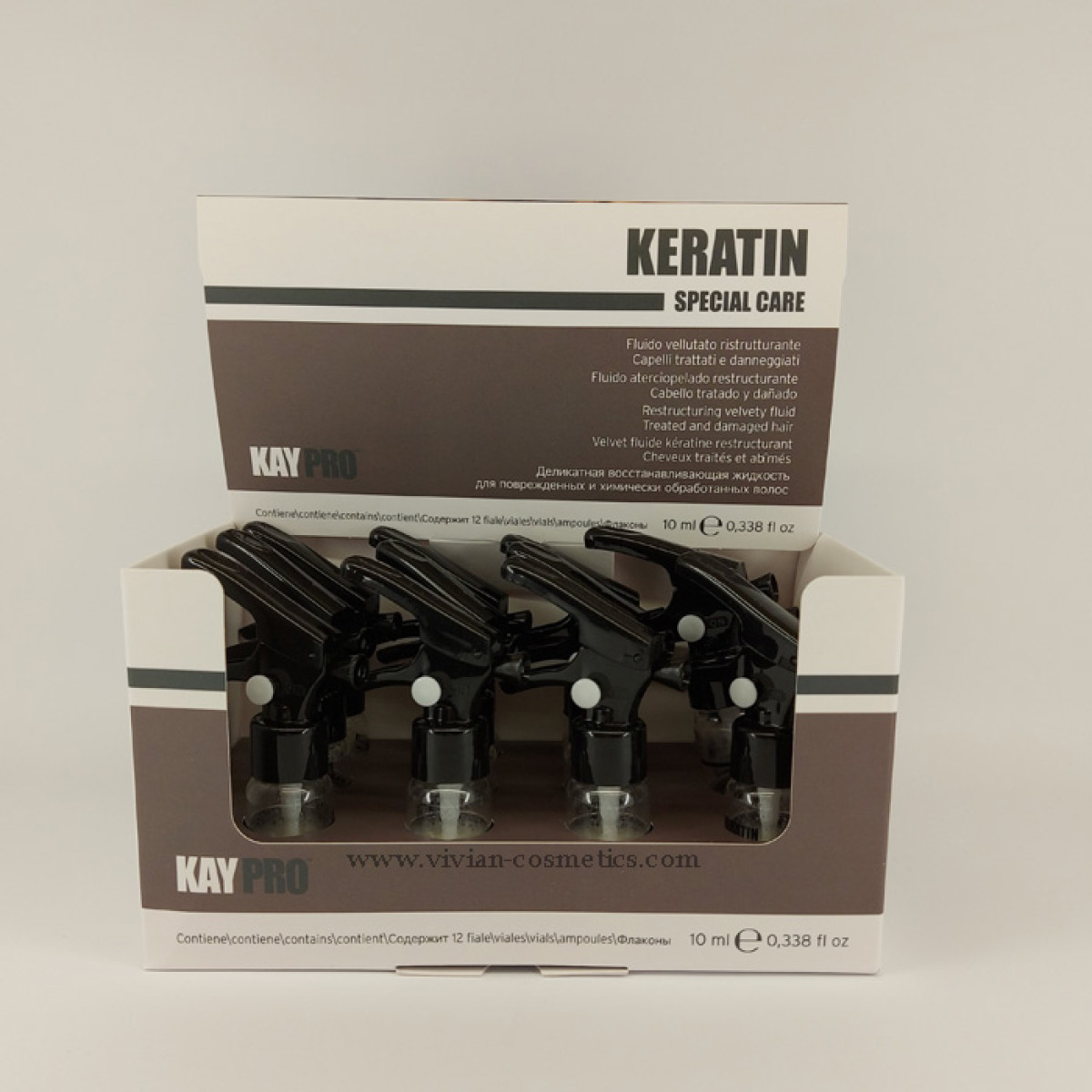 Реконструиращи филъри с кератин и колаген KAYPRO Keratin Filler 12x10ml