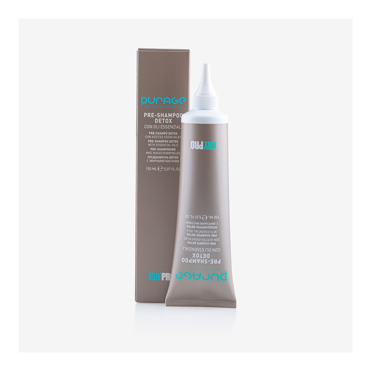 Почистващ детокс крем с етерични масла KAYPRO Purage Pre-Shampoo Detox 150ml