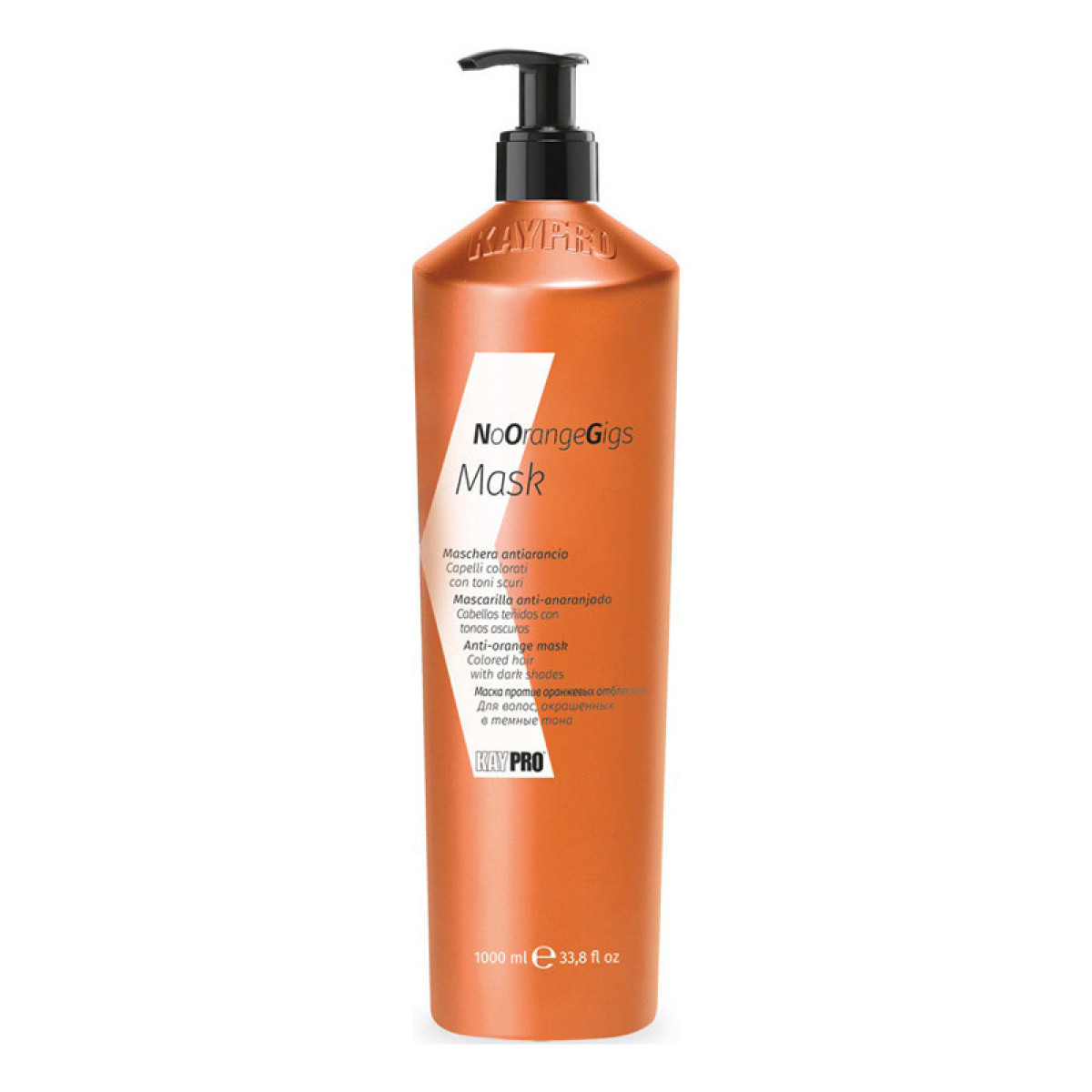 Маска за тъмна коса против нежелани оранжеви оттенъци KAYPRO No Orange Gigs Anti-Orange Mask 1000ml