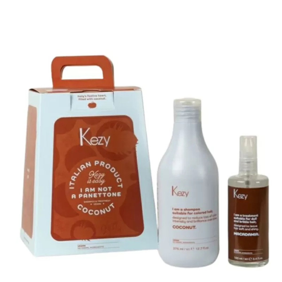 Възстановяващ комплект шампоан и флуид Kezy Coconut 375/100ml
