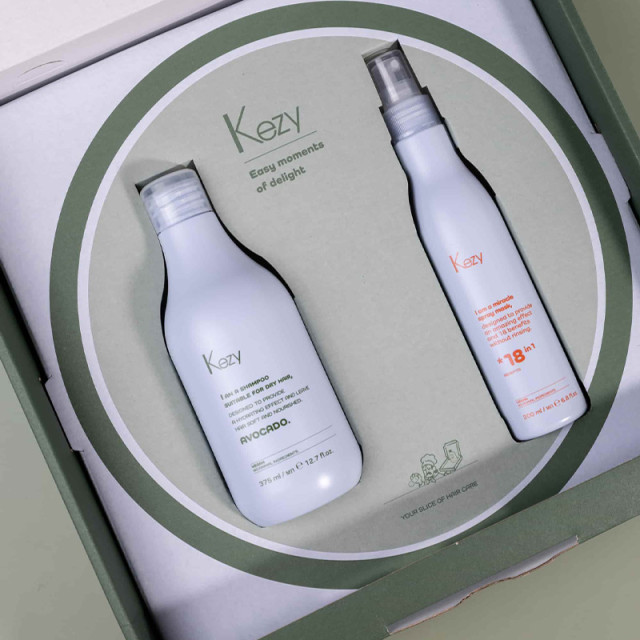 Хидратиращ комплект шампоан и спрей-маска Kezy Avocado 375/200ml Хидратиращ комплект шампоан и спрей-маска Kezy Avocado 375/200ml