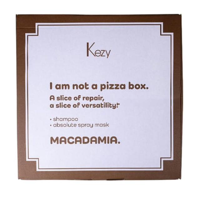 Подхранващ комплект шампоан и спрей-маска Kezy Macadamia 375/200ml Подхранващ комплект шампоан и спрей-маска Kezy Macadamia 375/200ml