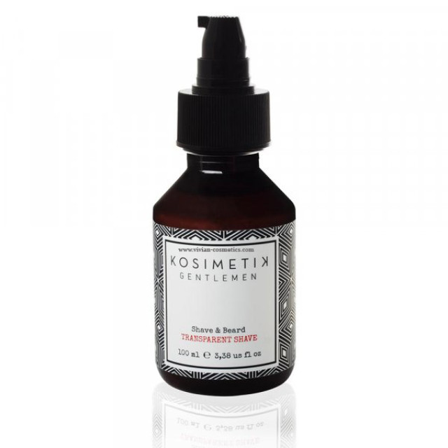 Прозрачен  овлажняващ лосион за бръснене Kosimetik Gentlemen Transparent Shave  100ml
