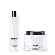 Подхранващ комплект шампоан и маска Light Irridiance Nourishing 300/500ml Подхранващ комплект шампоан и маска Light Irridiance Nourishing 300/500ml