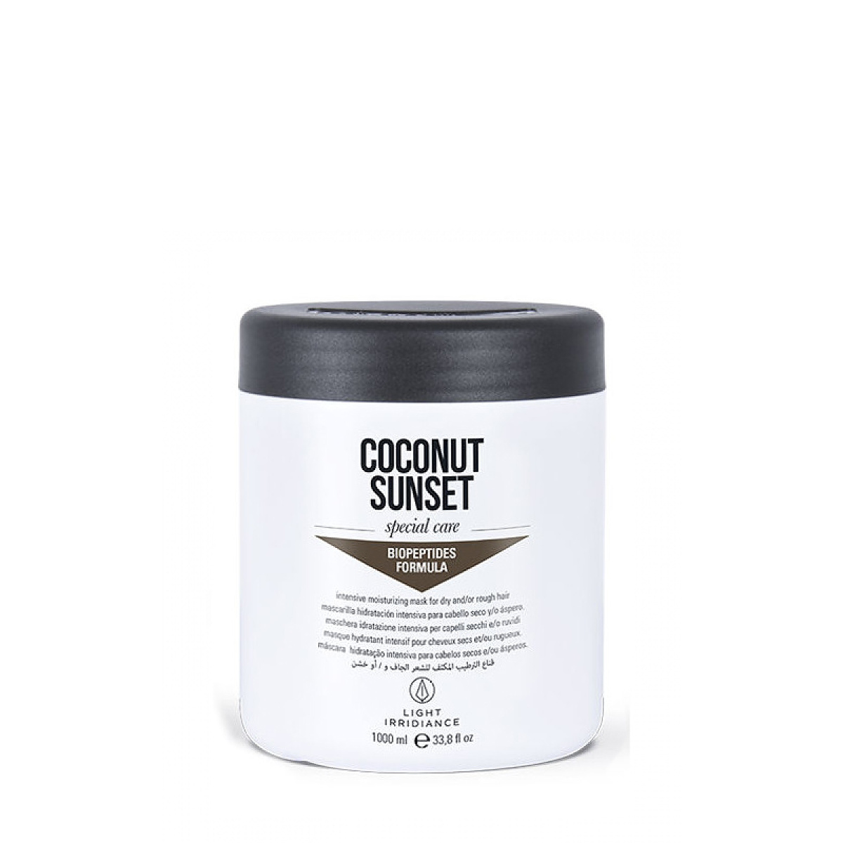 Възстановяваща маска с кокосово масло и биопептиди Light Irridiance Coconut Sunset Mask 1000ml