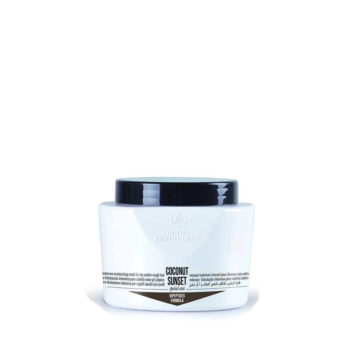 Възстановяваща маска с кокосово масло и биопептиди Light Irridiance Coconut Sunset Mask 500ml