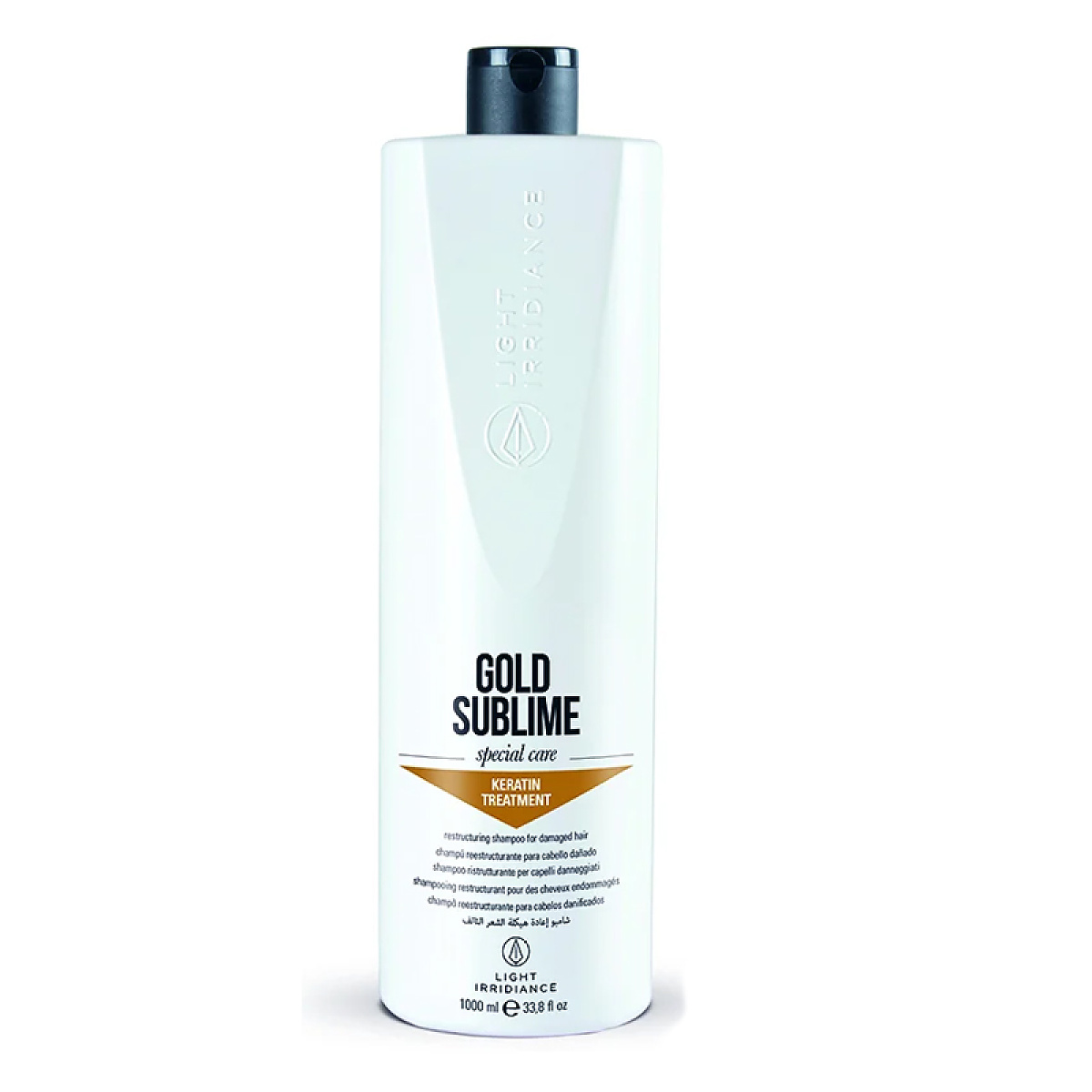 Реструктуриращ шампоан с кератин и златни молекули Light Irridiance Gold Sublime Shampoo 1000ml Реструктуриращ шампоан с кератин и златни молекули Light Irridiance Gold Sublime Shampoo 1000ml