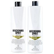 Комплект шампоан и балсам с макадамия и колаген Light Irridiance Macadamia Spirit 2х1000ml