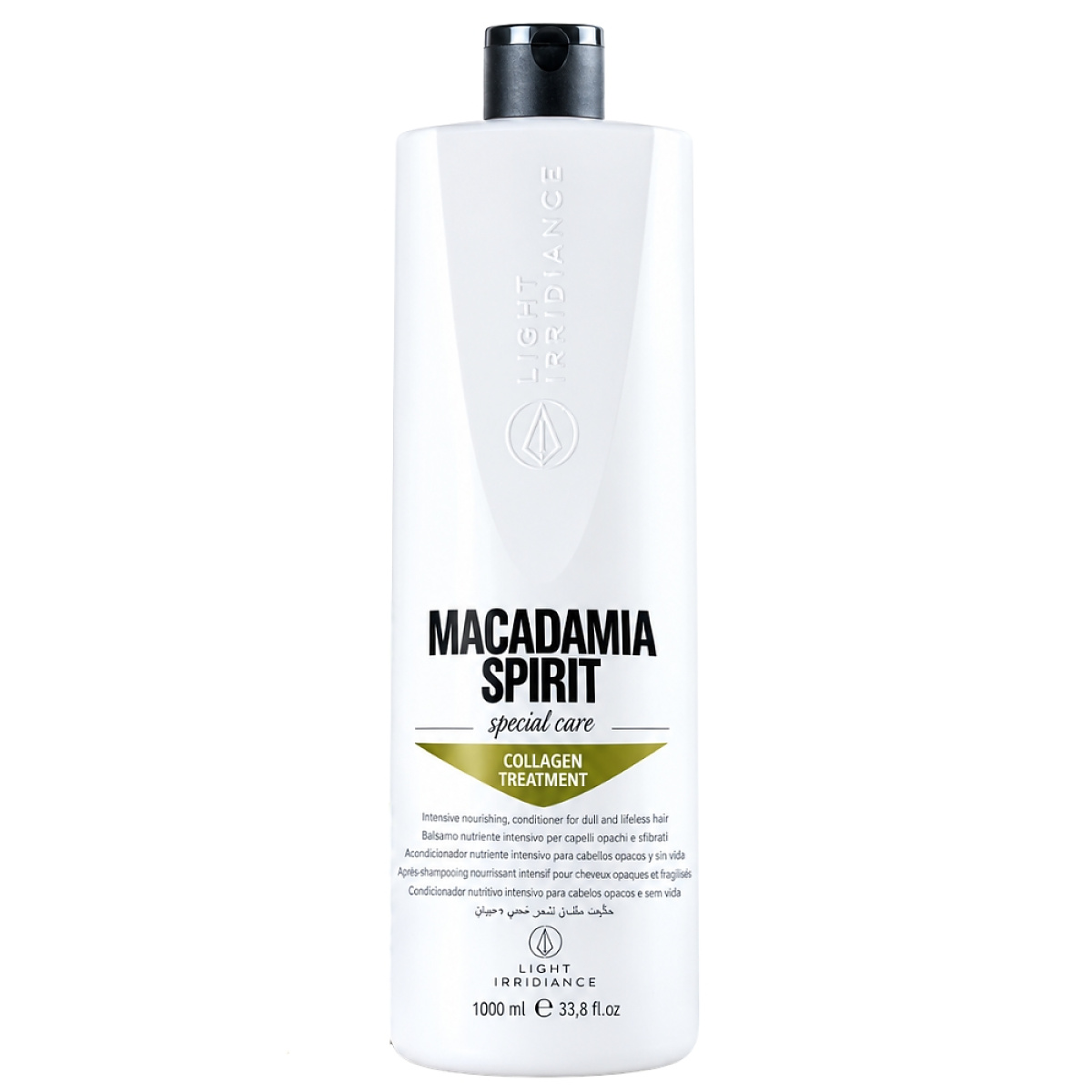 Подхранващ балсам с антифриз ефект Light Irridiance Macadamia Spirit Conditioner 1000ml Подхранващ балсам с антифриз ефект Light Irridiance Macadamia Spirit Conditioner 1000ml