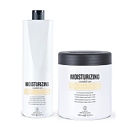 Хидратиращ комплект шампоан и маска Light Irridiance Moisturizing 2х1000ml