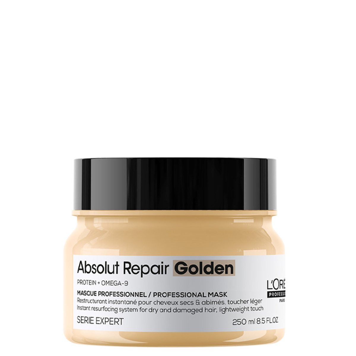 Златна възстановяваща маска за много изтощена коса Loreal Professionnel Absolut Repair Gold Mask 250ml Златна възстановяваща маска за много изтощена коса Loreal Professionnel Absolut Repair Gold Mask 250ml