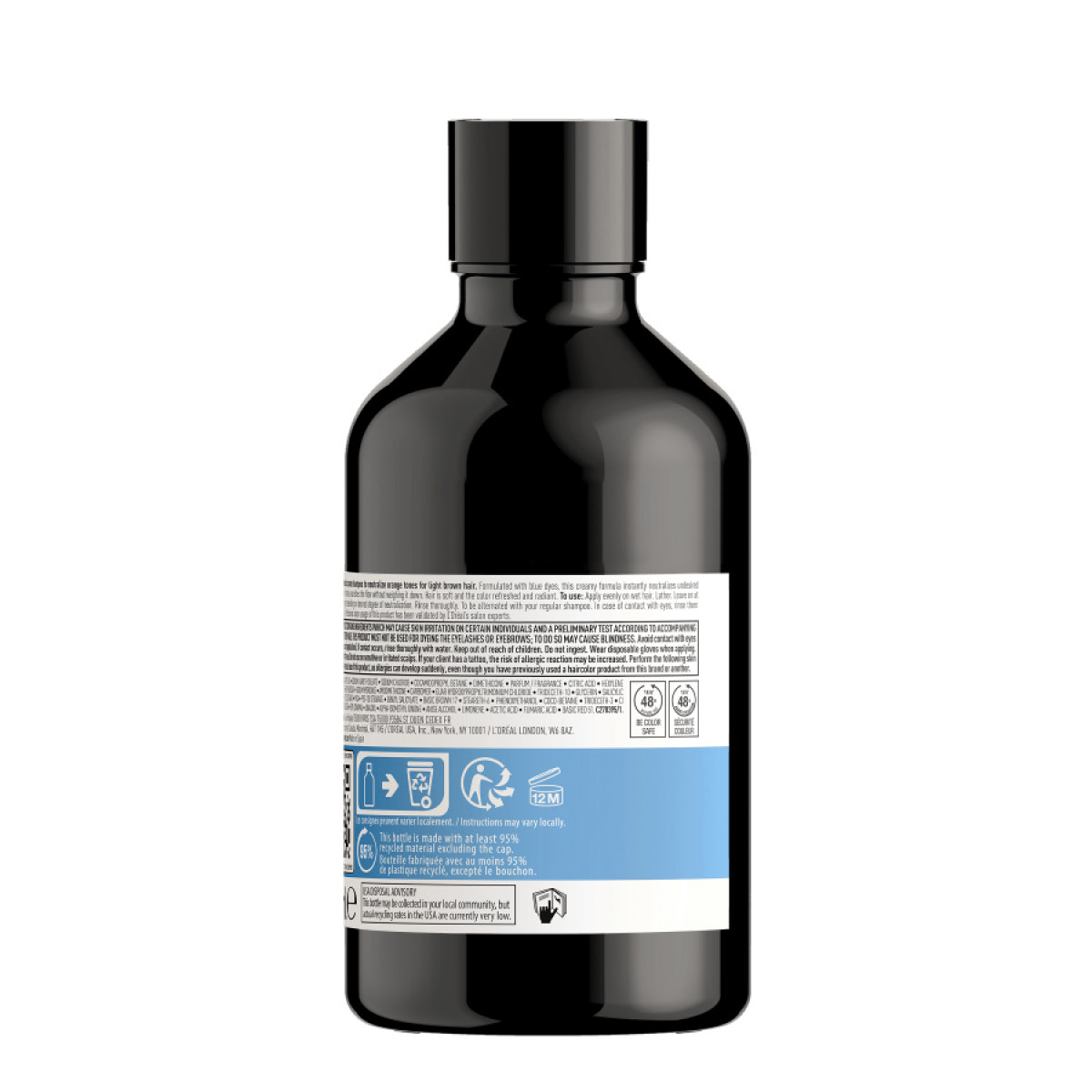 Неутрализиращ шампоан против оранжеви оттенъци на кестенява коса Loreal Professionnel Chroma Creme Blue Shampoo 300ml