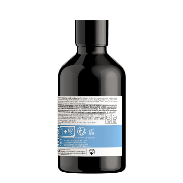 Неутрализиращ шампоан против оранжеви оттенъци на кестенява коса Loreal Professionnel Chroma Creme Blue Shampoo 300ml